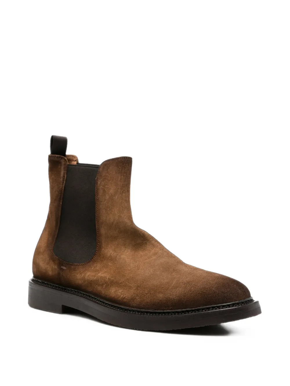 Officine Creative suede Chelsea boots Bruin
