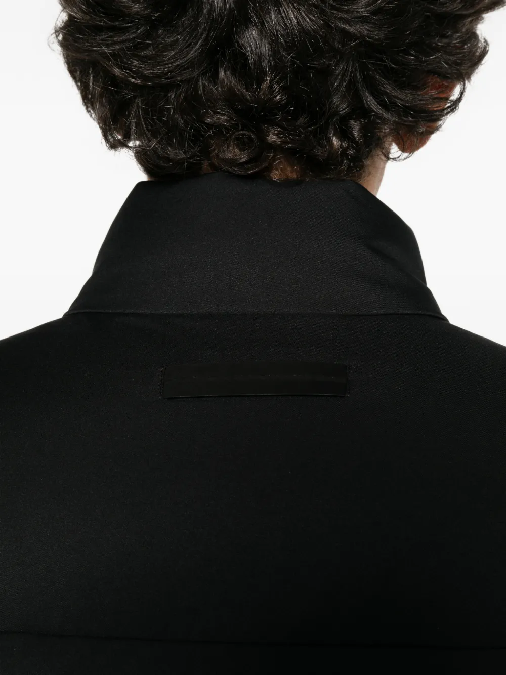 Zegna zip-up quilted jacket Zwart