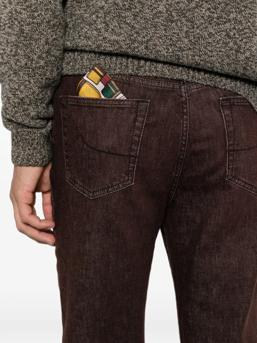 Jacob Cohën Straight jeans Rood