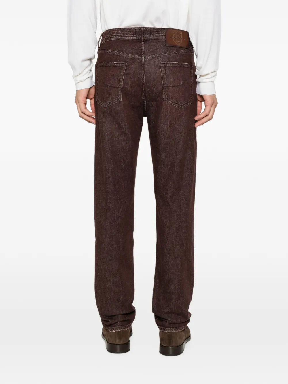 Jacob Cohën Straight jeans Rood