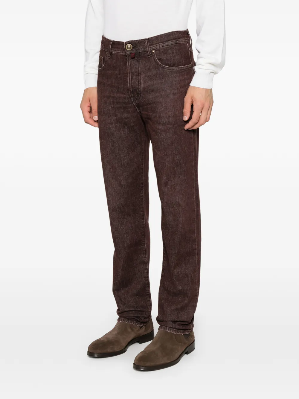 Jacob Cohën Straight jeans Rood