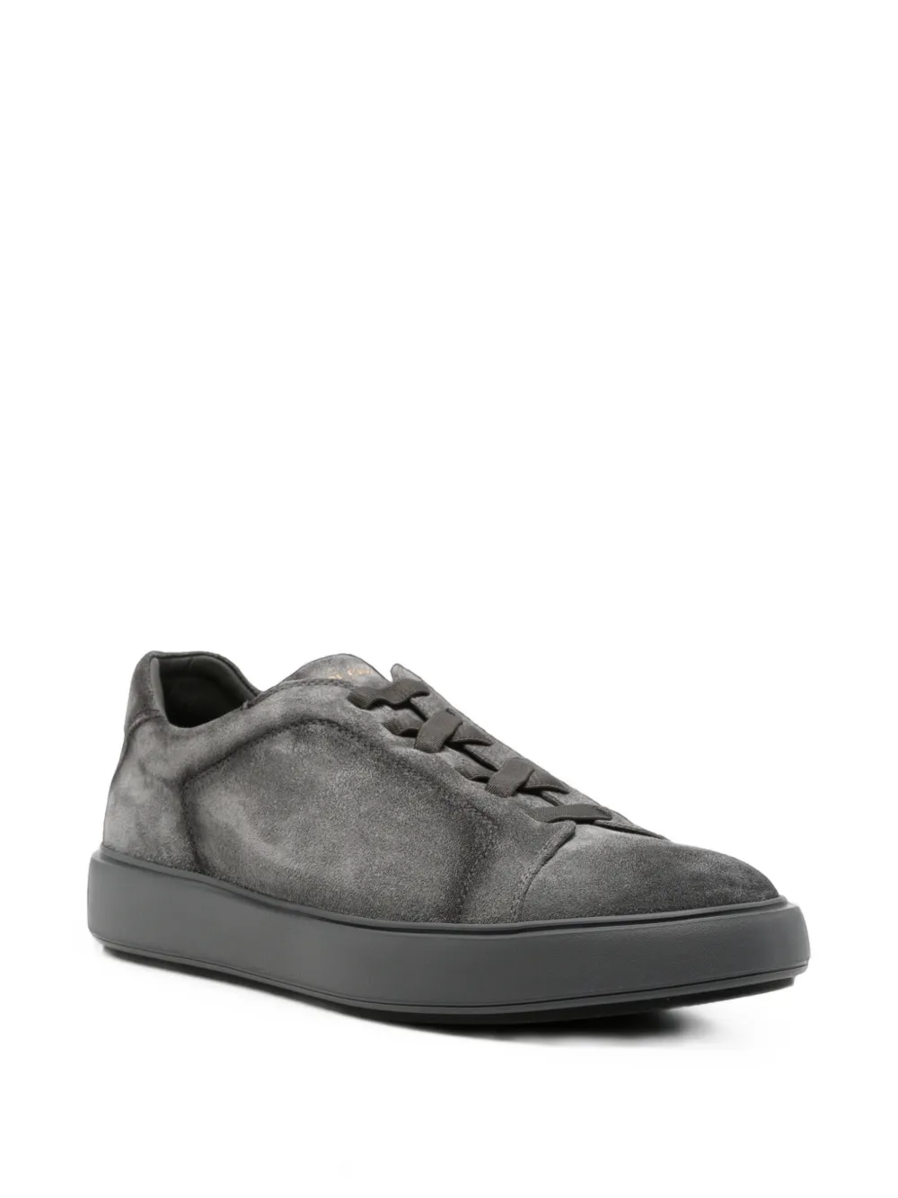 Officine Creative suede lace-up sneakers Grijs