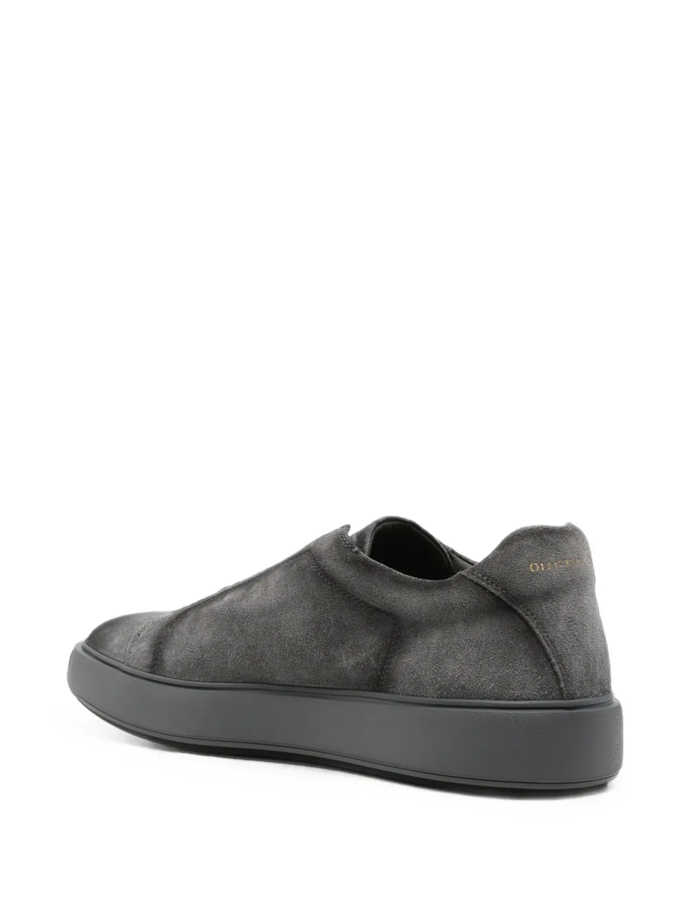 Officine Creative suede lace-up sneakers Grijs