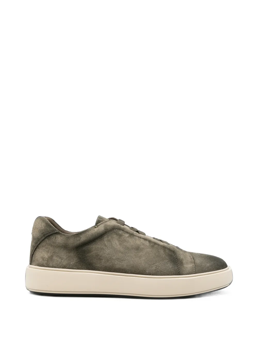 Officine Creative suede lace-up sneakers - Grün