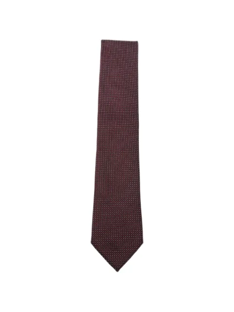 Zegna micro-patterned tie
