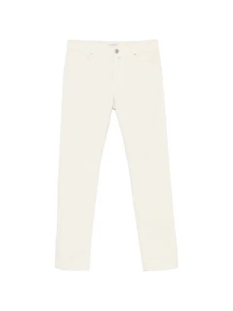 Jacob Cohën Bard logo-patch straight-leg trousers