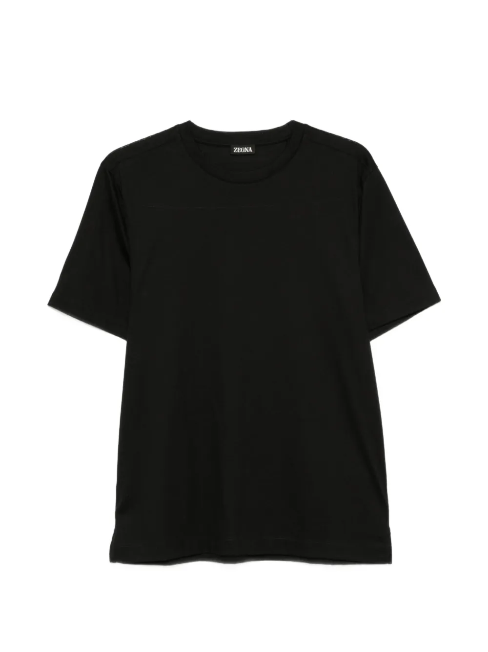 Zegna round-neck T-shirt - Schwarz