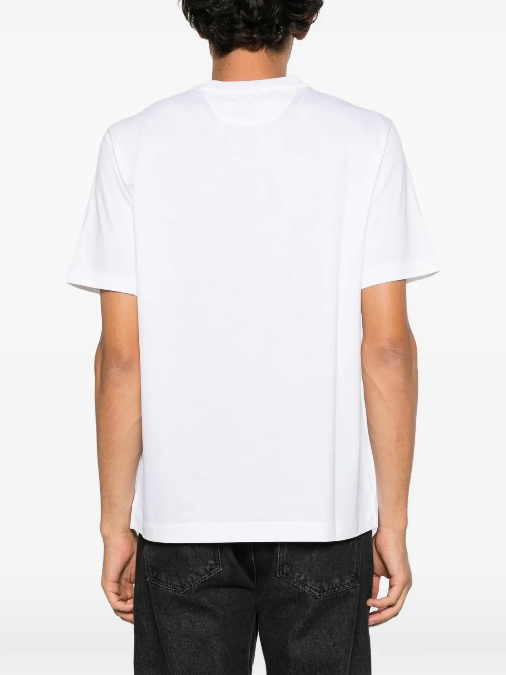 Zegna round-neck T-shirt Wit