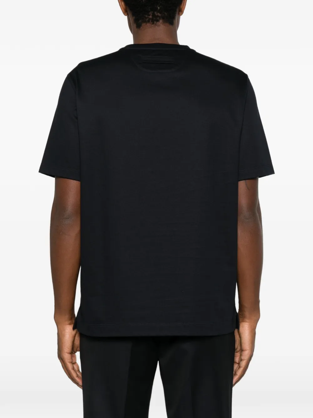 Zegna T-shirt met ronde hals Blauw
