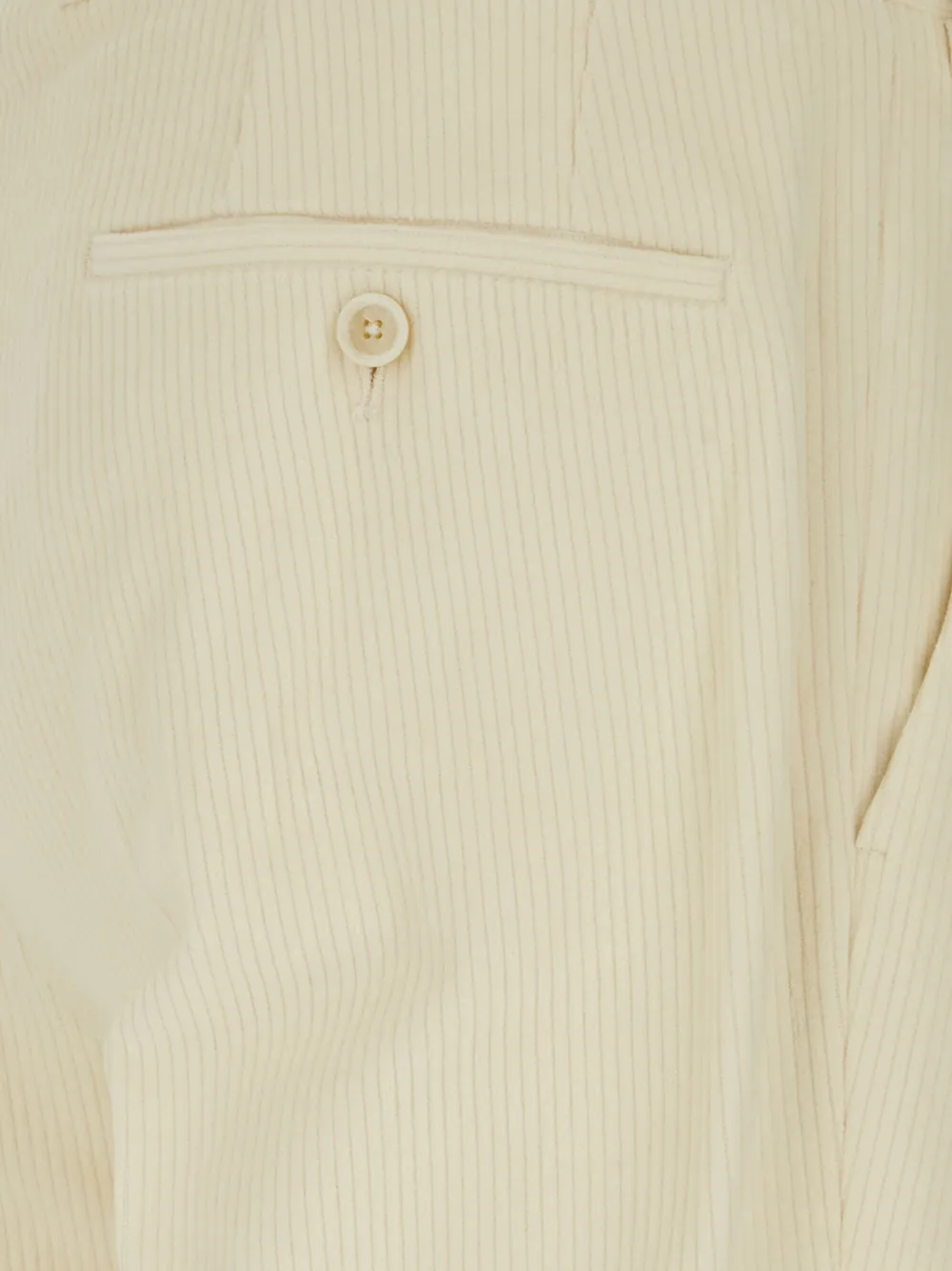 Lardini pleated corduroy trousers Beige
