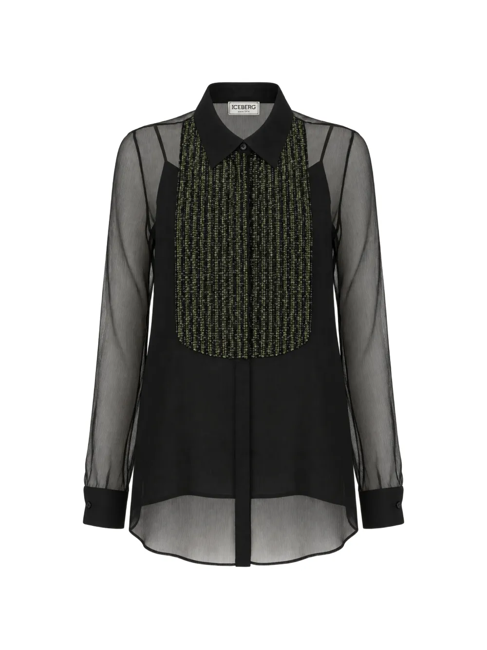 Iceberg sequin-embellished shirt - Schwarz