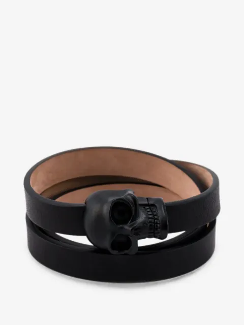 Alexander McQueen pulsera con diseño cruzado