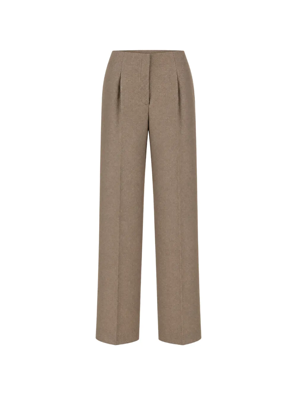 PT Torino pleated-detail trousers Bruin