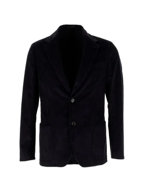 Lardini corduroy-texture single-breasted blazer