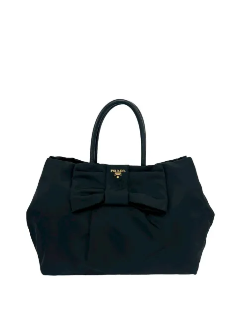 Prada Pre-Owned 2013-2026 Tessuto Fiocco Bow handbag