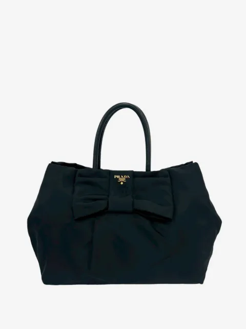 Prada Pre-Owned 2013-2026 Tessuto Fiocco Bow handbag