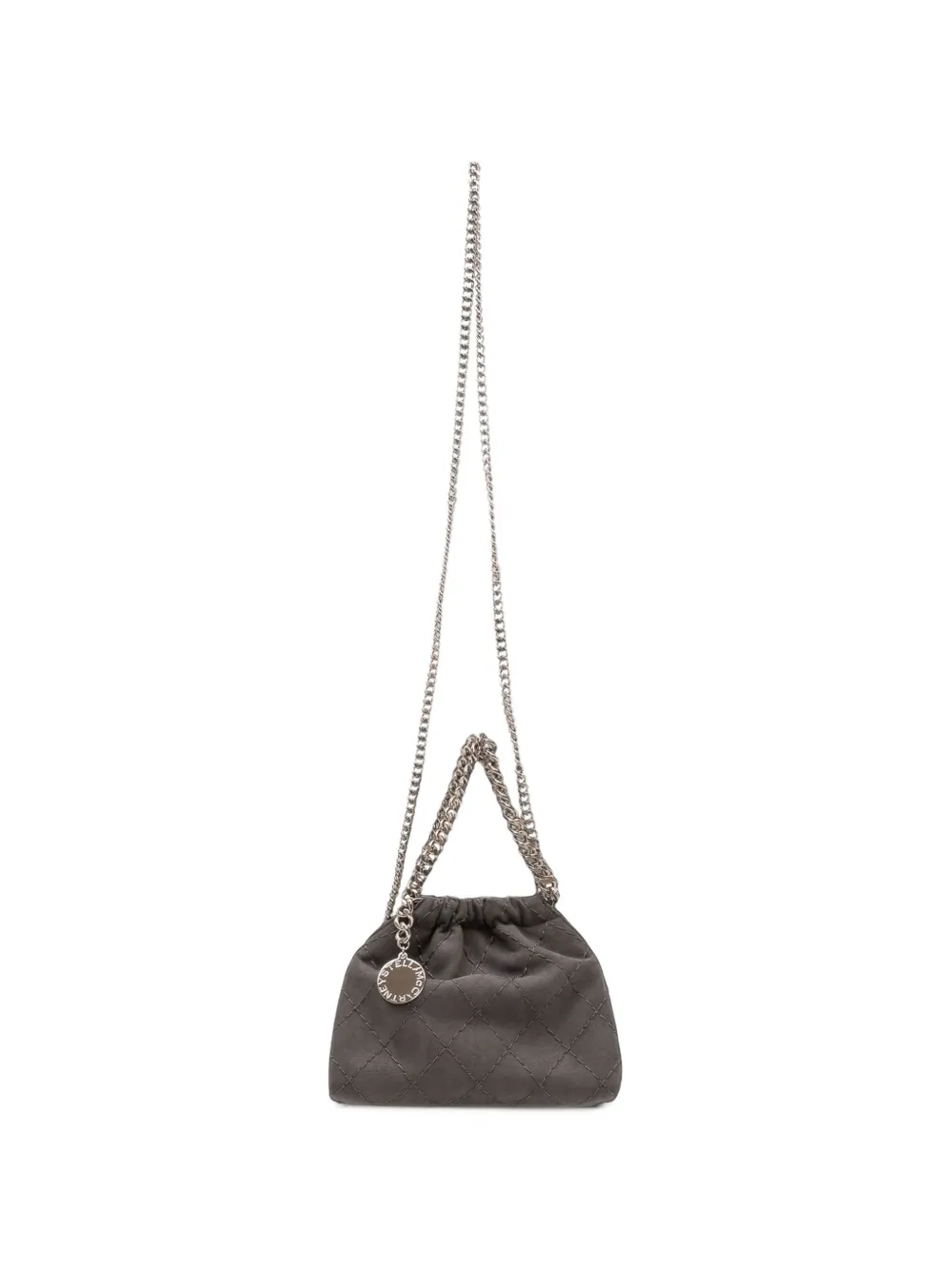 Stella McCartney Falabella quilted shoulder bag Grijs