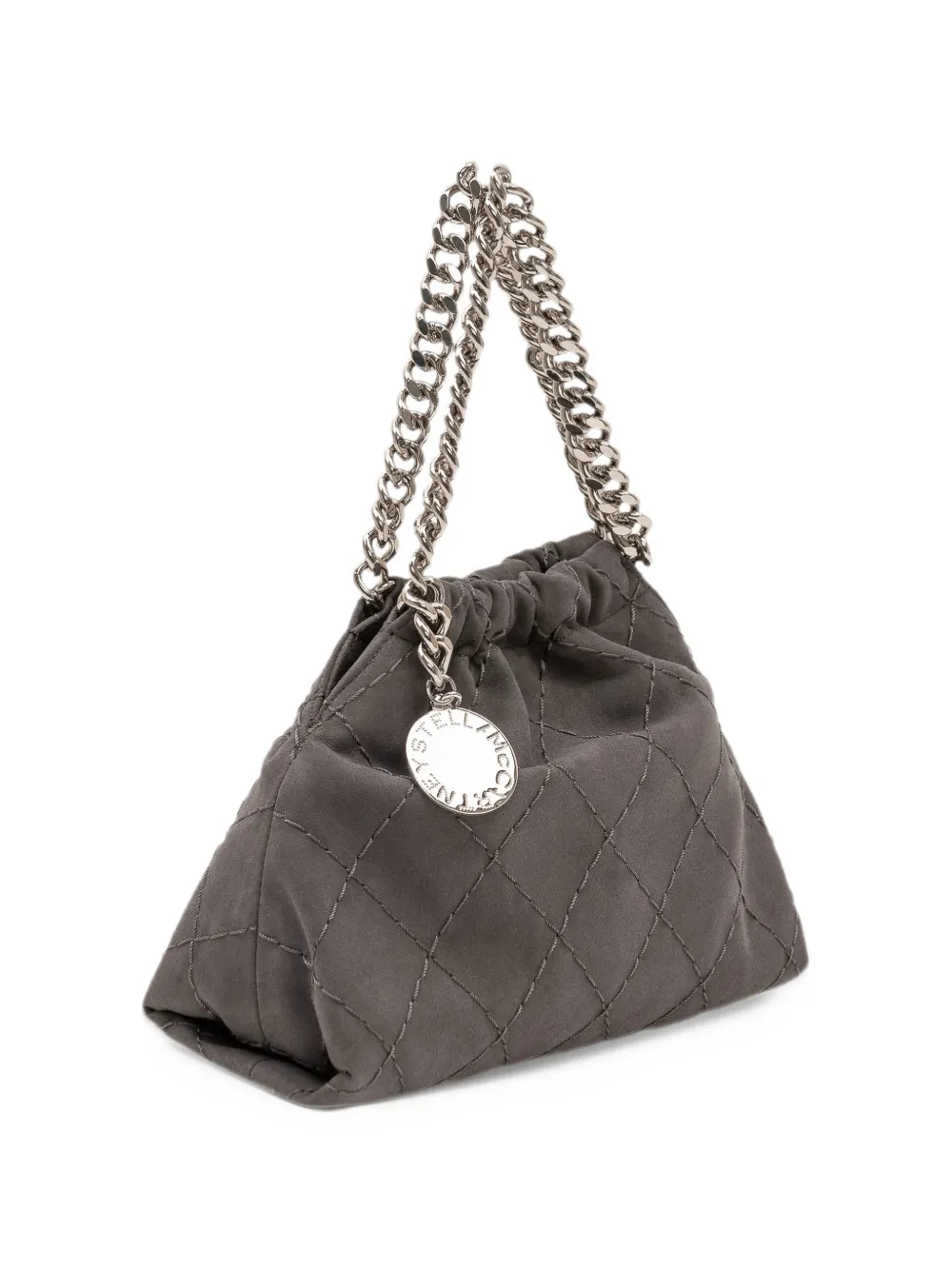 Stella McCartney Falabella quilted shoulder bag Grijs