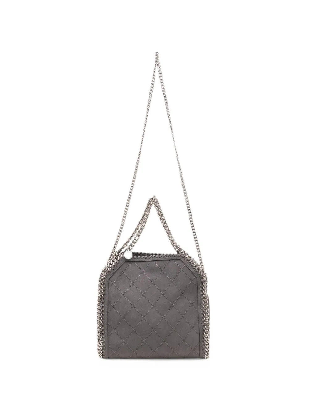 Stella McCartney Falabella quilted shoulder bag - Grigio