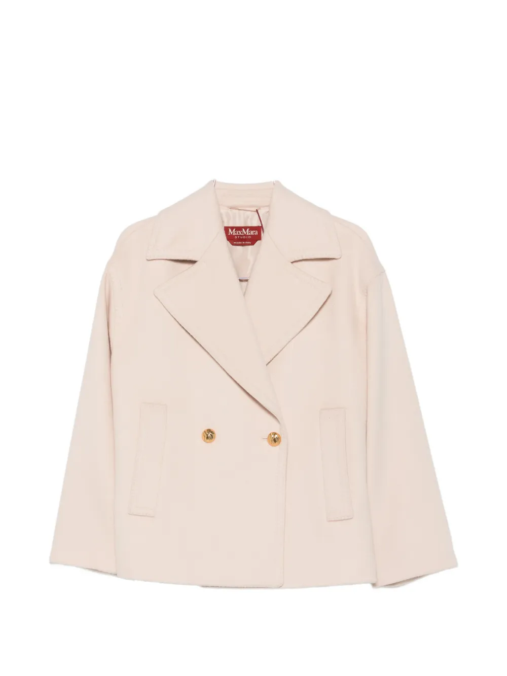 Max Mara long.sleeve jacket - Nude