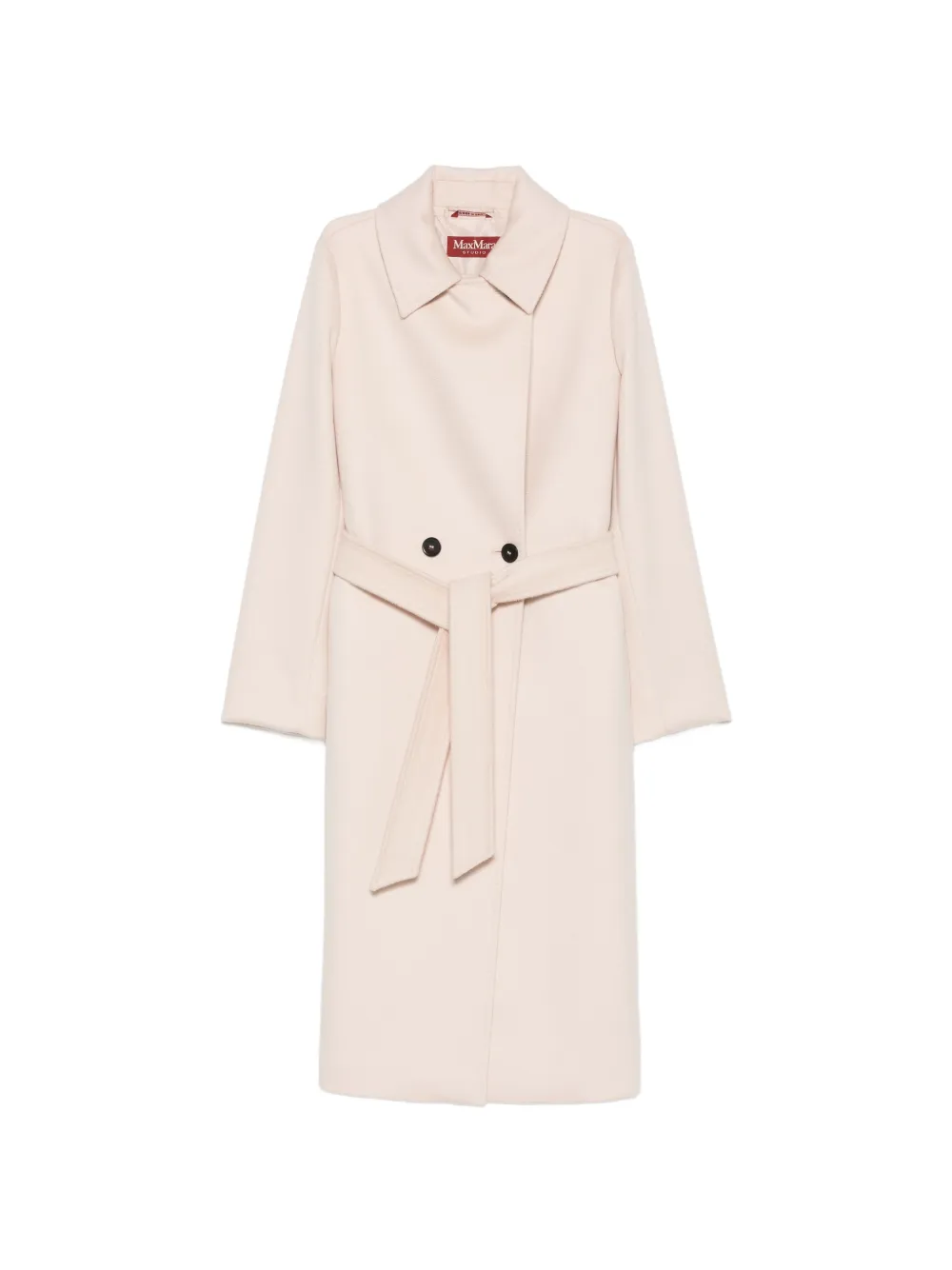 Max Mara belted button-fastening coat - Toni neutri