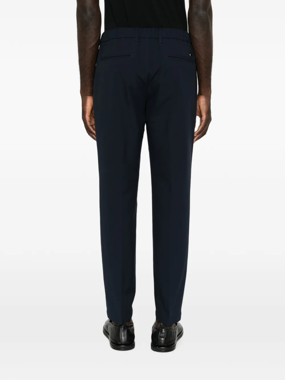 Herno Plooibroek met trekkoordtaille Blauw