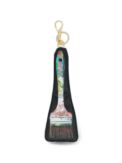 Undercover paintbrush-print leather cardholder