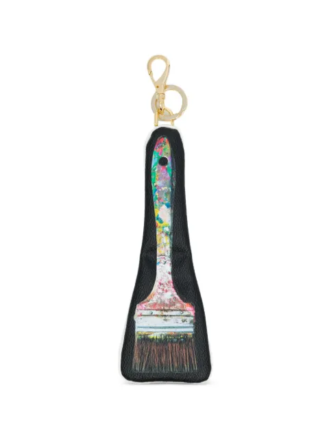 Undercover paintbrush-print leather cardholder