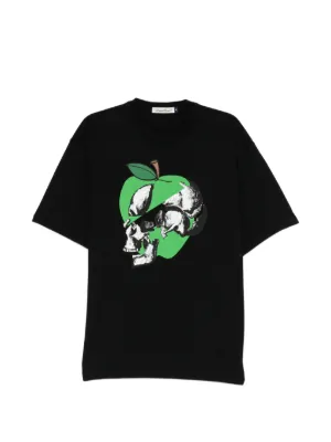 Yohji Yamamoto graphic-print T-shirt | Black | FARFETCH