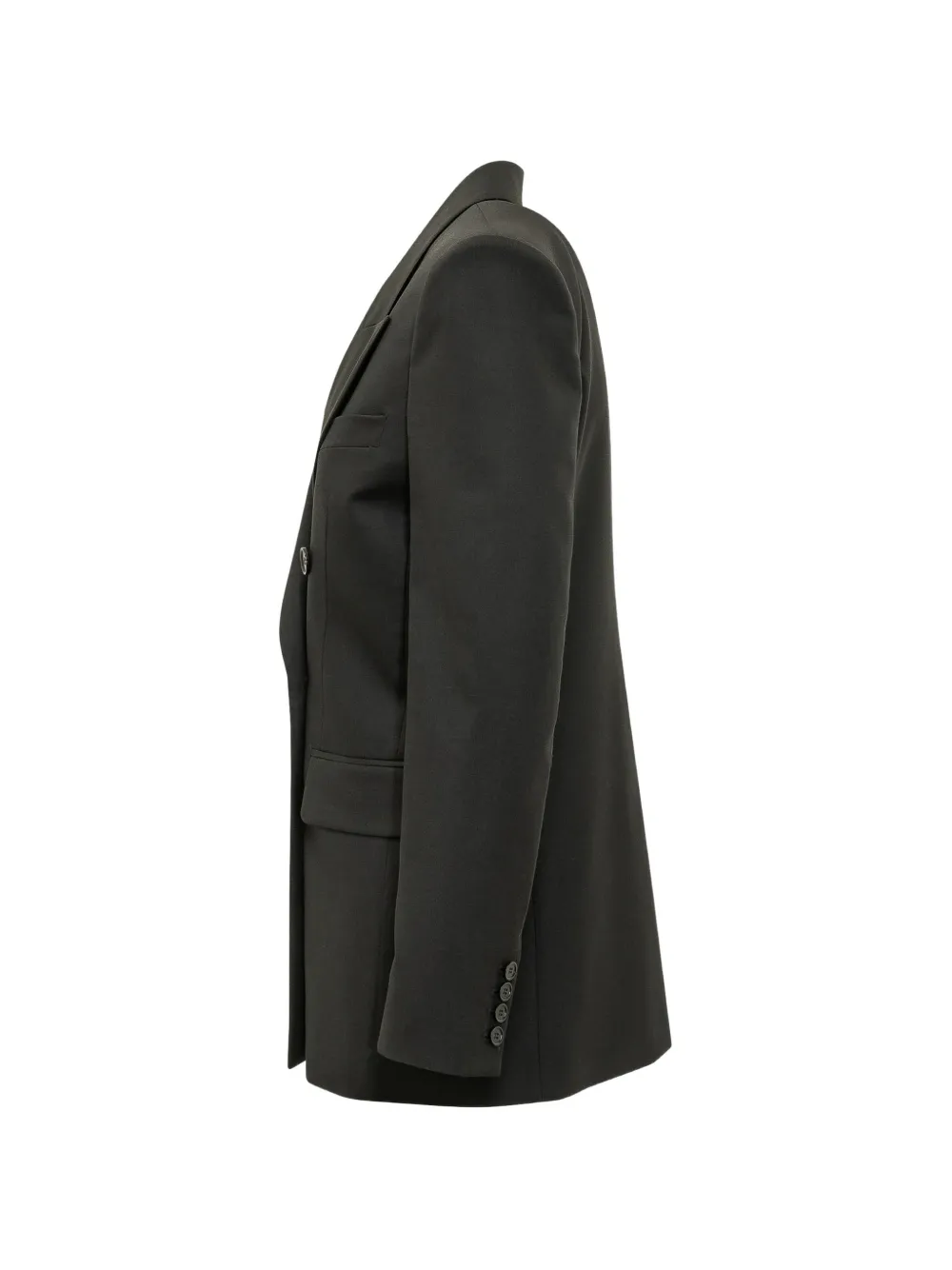 MSGM Blazer met dubbele rij knopen en puntige revers Zwart