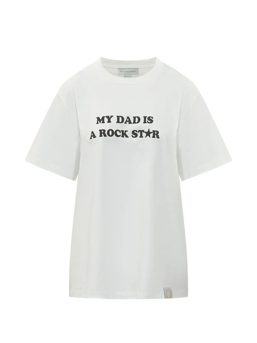 Stella McCartney slogan-print cotton T-shirt - Weiß