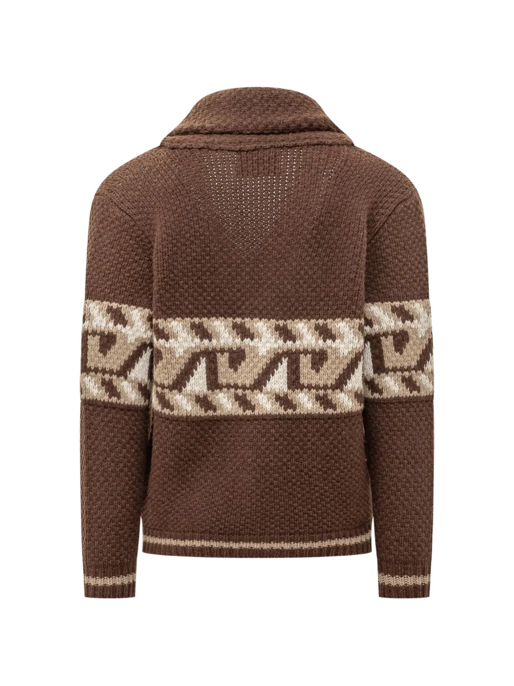 RAKKI Vest met sjaalkraag Bruin