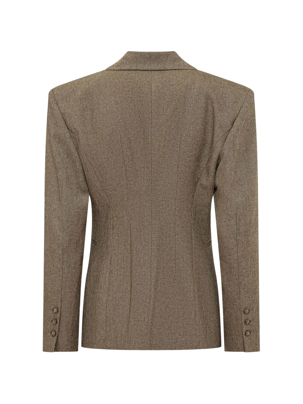 THE ANDAMANE Toni blazer met structuur Bruin