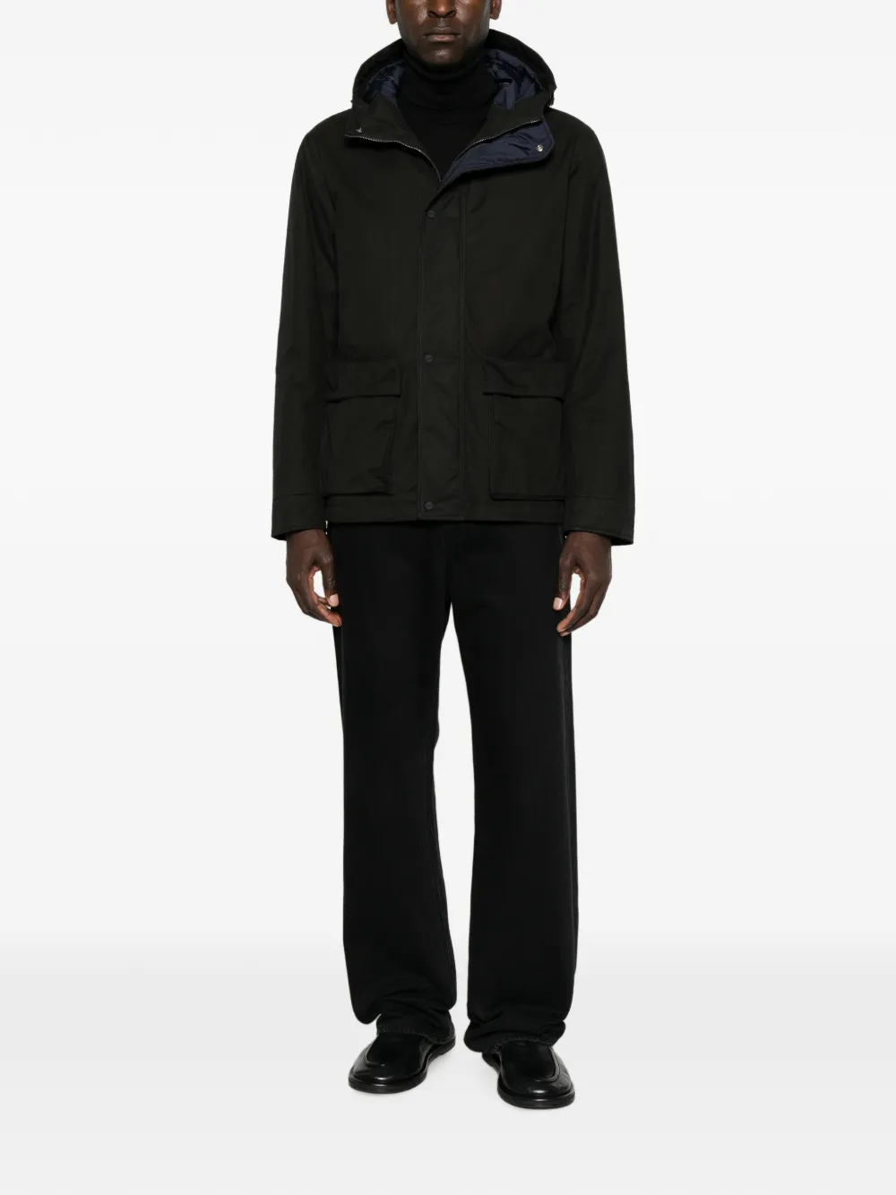 Herno Jack met capuchon Zwart