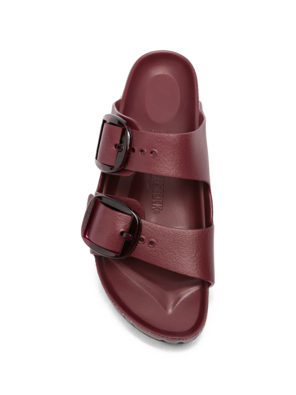 Birkenstock Madrid Big Buckle platte sandalen Rood