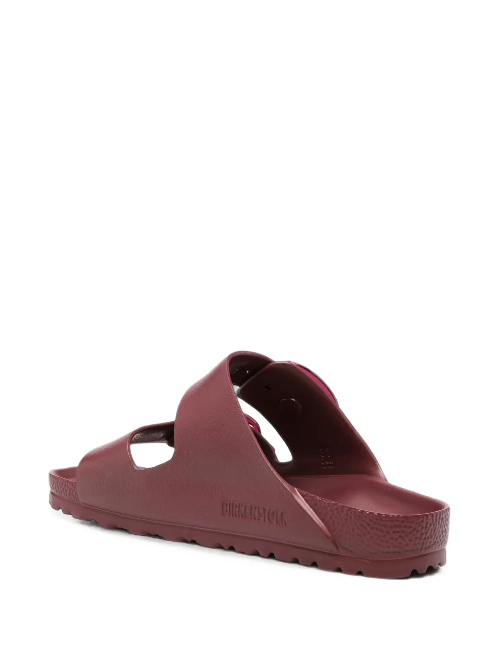 Birkenstock Madrid Big Buckle platte sandalen Rood