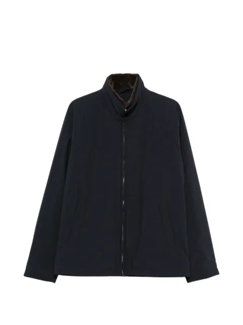 Herno shearling-collar raglan-sleeve jacket