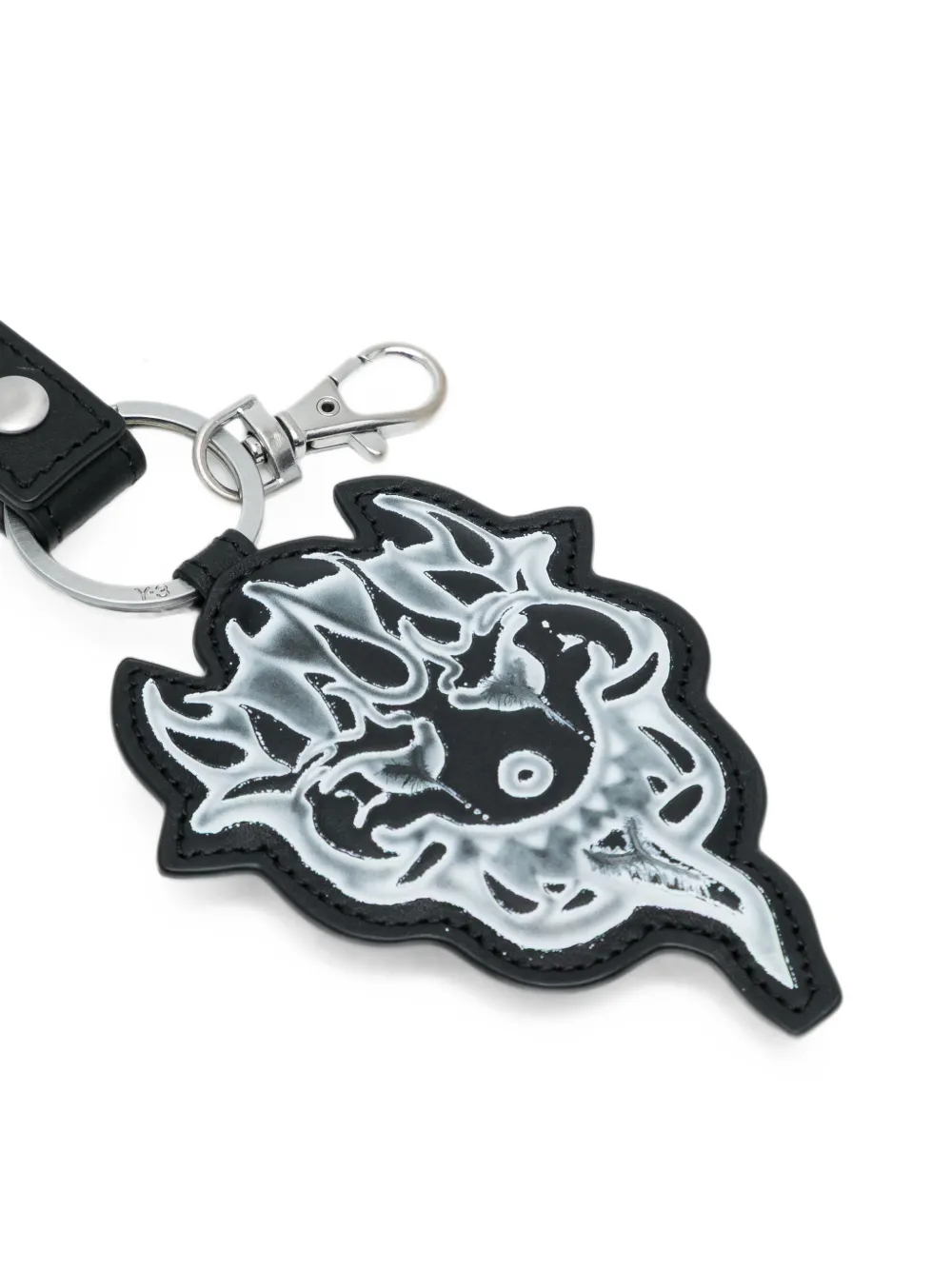 Y-3 Sleutelhanger met grafische print Zwart