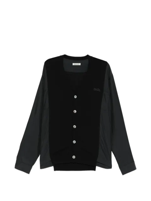 Undercover panelled V-neck blouse