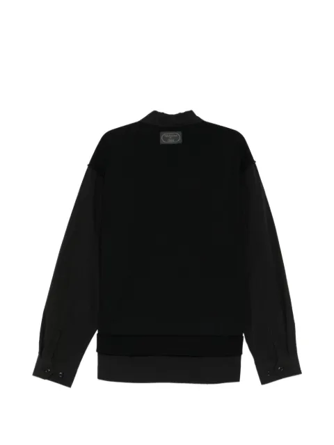 Undercover panelled flap-pocket shirt
