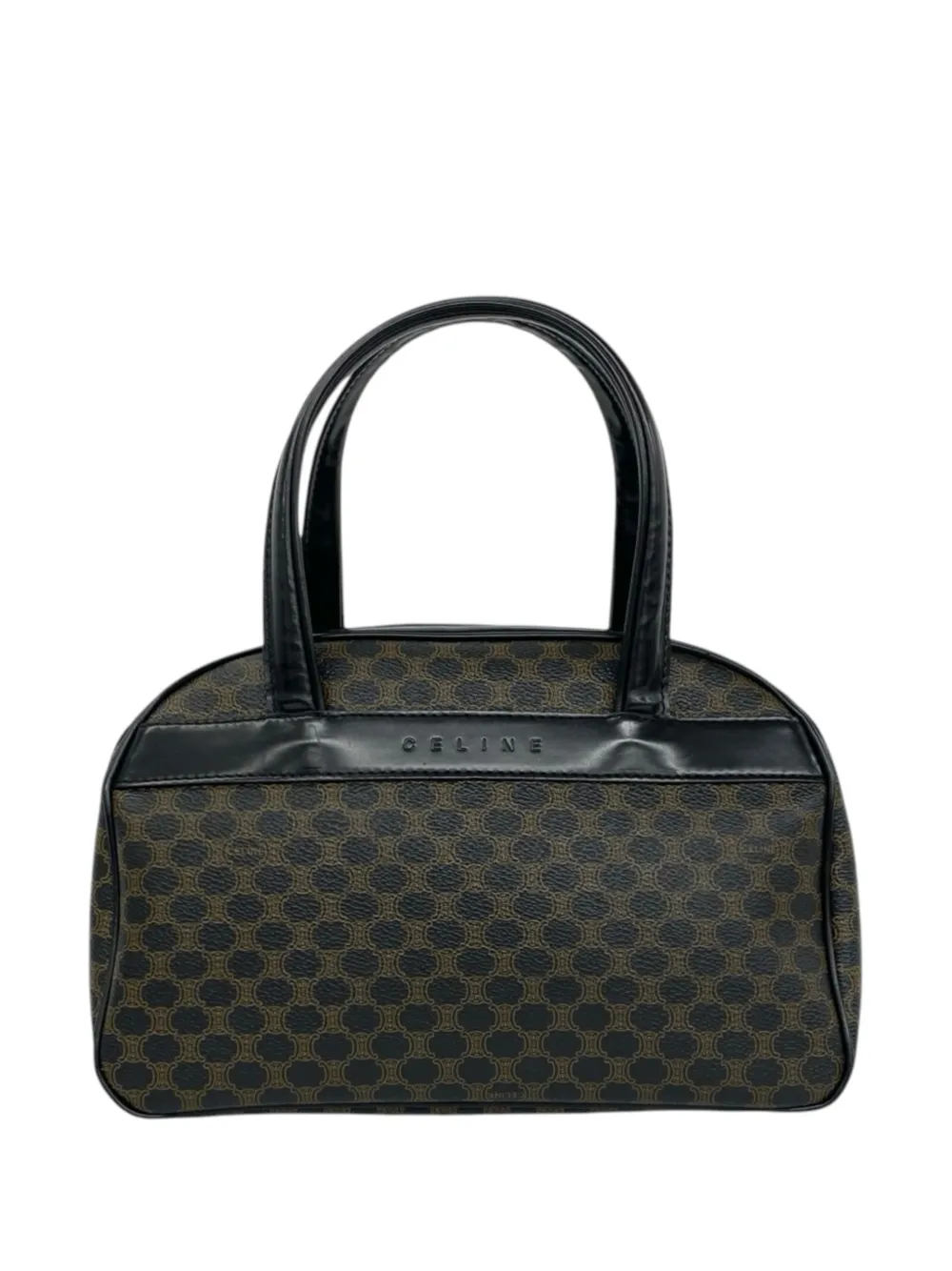 Celine Pre-Owned 20th Century Macadam Coated Canvas handbag - Braun