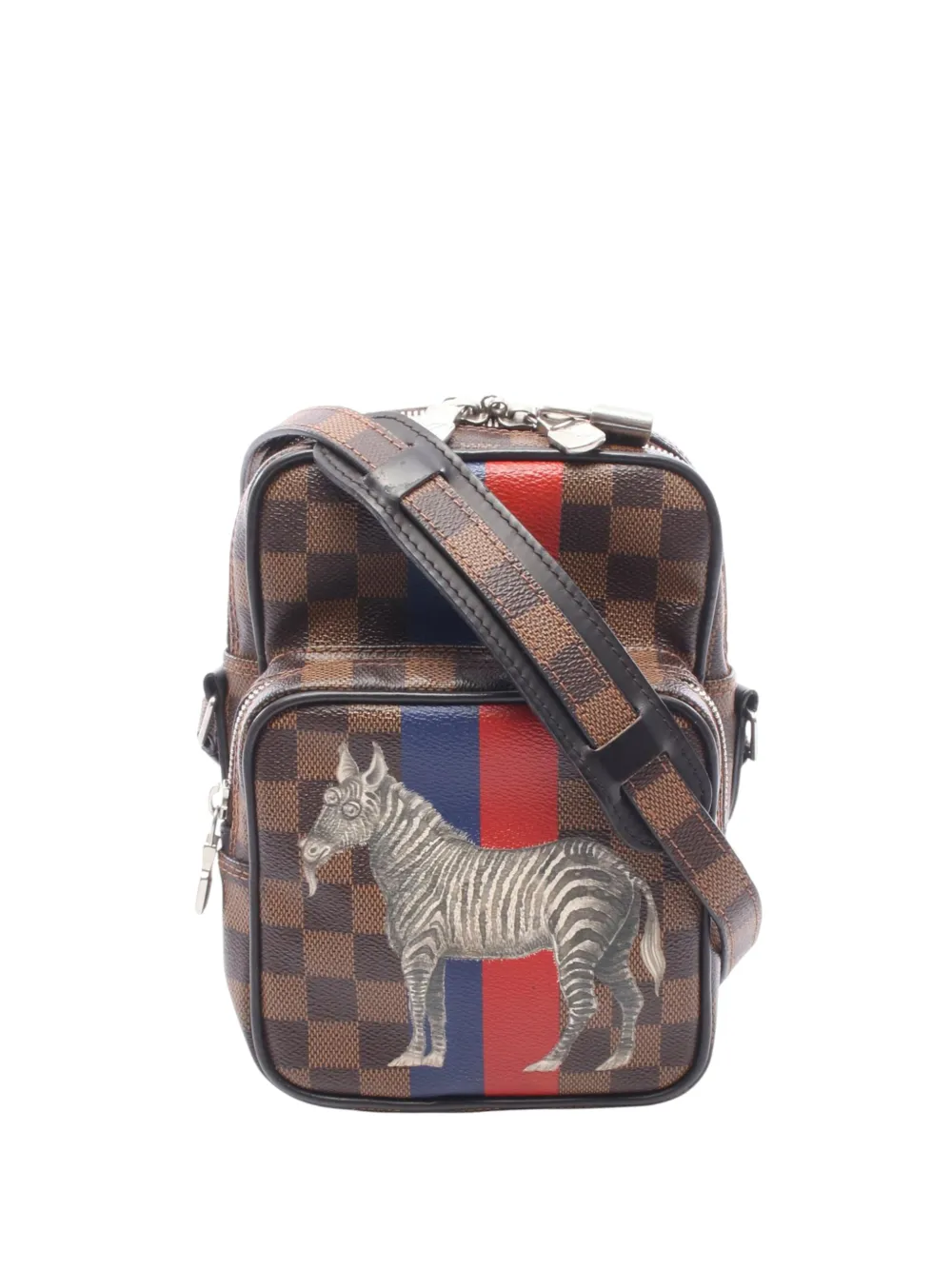 Louis Vuitton Pre-Owned 2016 Savannah Chapman Brothers Damier Ebene Amazone crossbody bag - Marrone