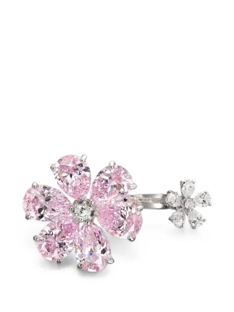 Anabela Chan Rose Marguerite Daisy lab-grown diamond ring