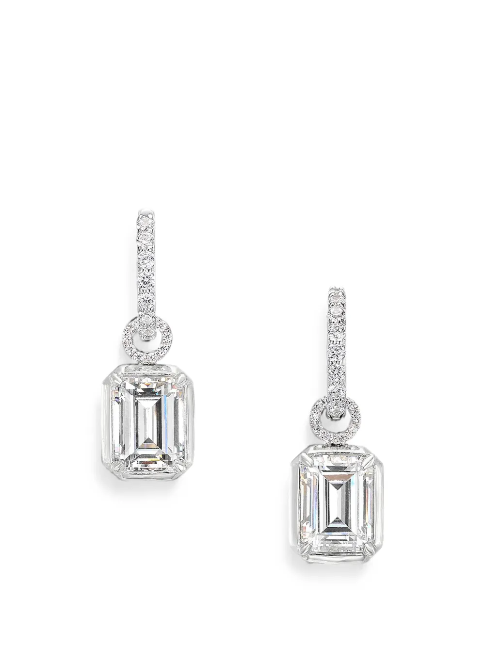 Anabela Chan Creolen mit Diamanten - Silber