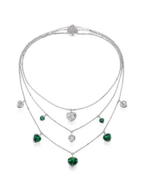 Anabela Chan emerald heart necklace