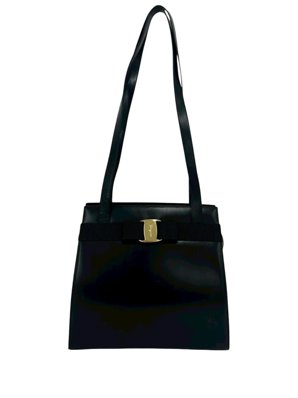 Ferragamo Pre-Owned 2010-2026 Leather Vara tote bag - Nero