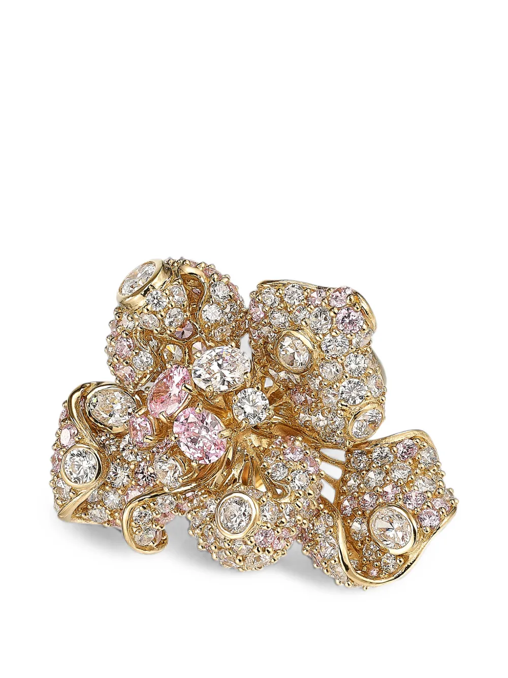 Anabela Chan Anello Bloomingdale con diamanti - Oro