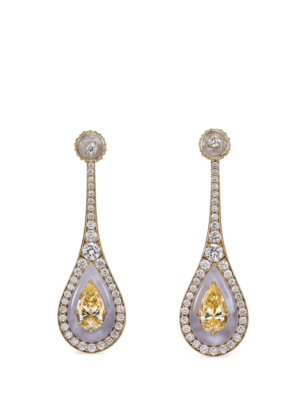 Anabela Chan Orecchini Elixir con diamanti - Oro