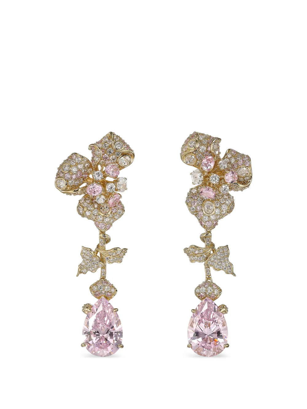 Anabela Chan Candy Orchid Ohrringe mit Diamanten - Gold