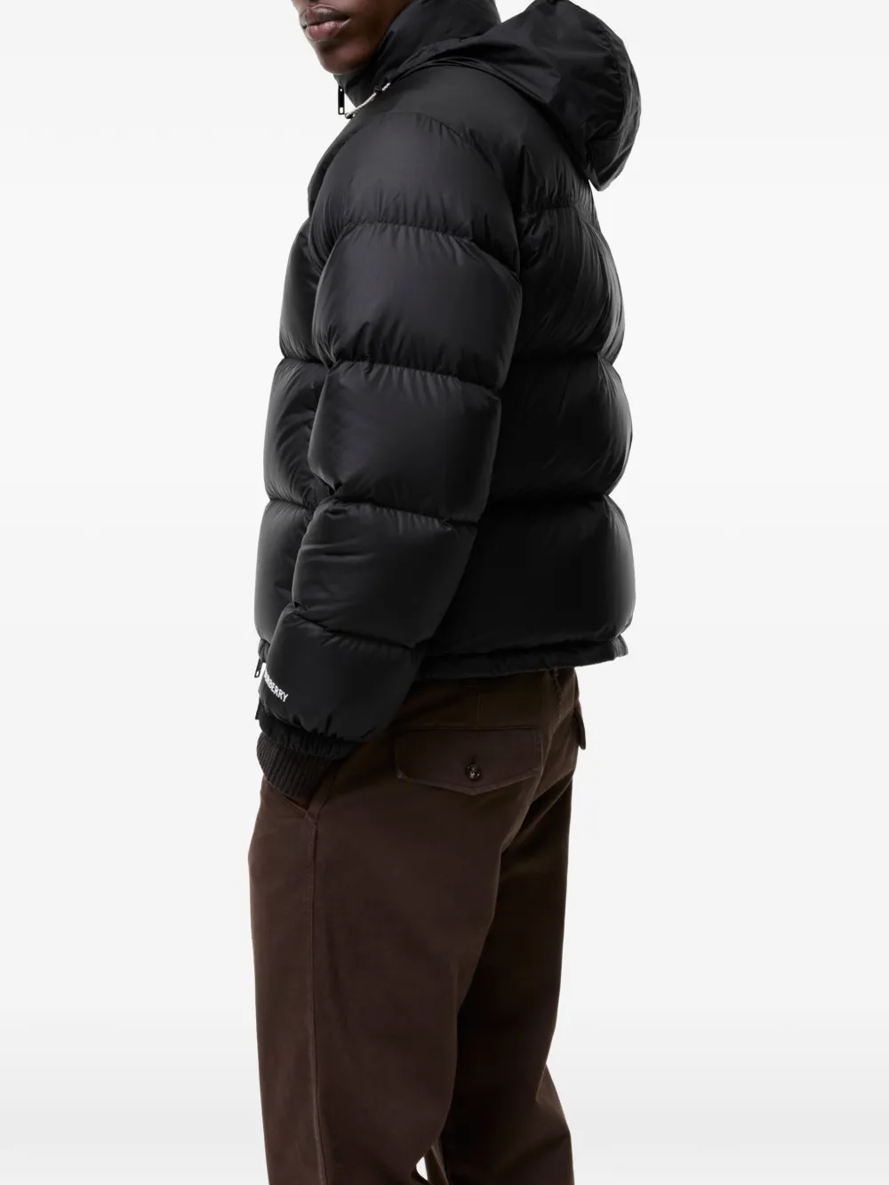 Burberry Highlands donsjack Zwart